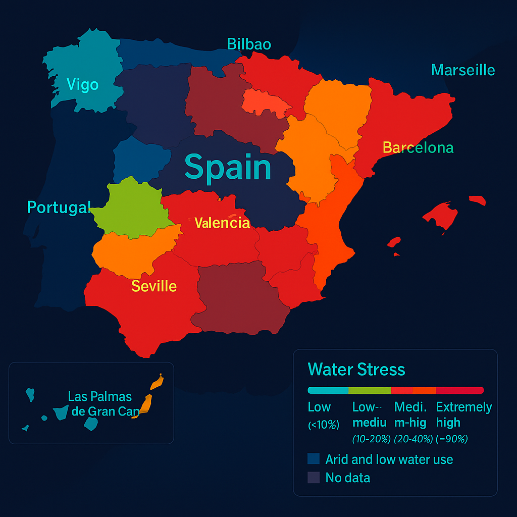 Spain Water Crisis Infographic