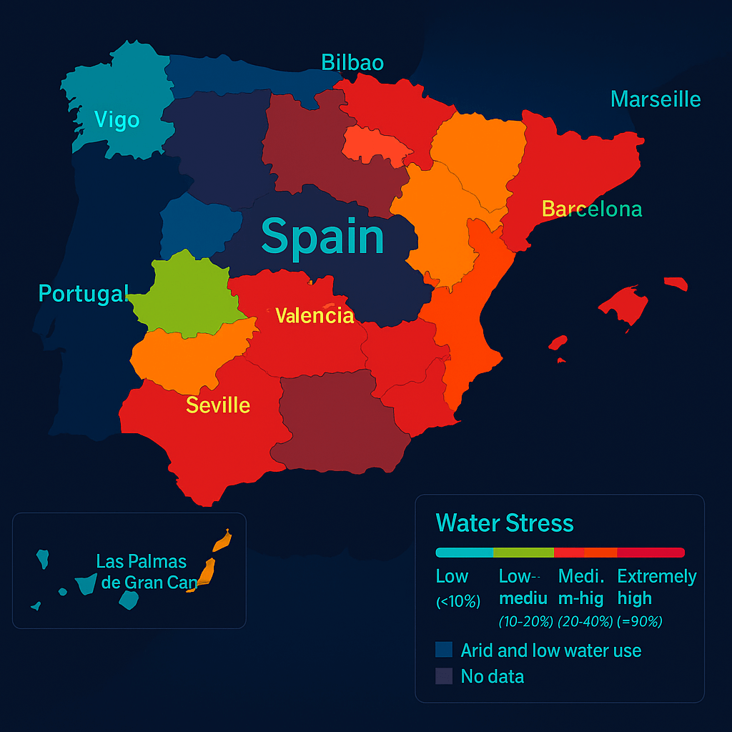 Spain Water Crisis Infographic